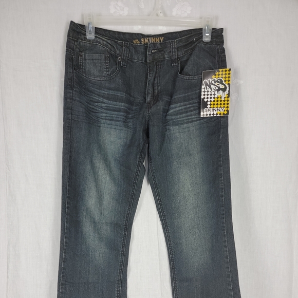 Men's Casual Jeans Skinny Denim Straight Slim Fit Combat Pant 32x32 NWT. ...c5 - Picture 2 of 9